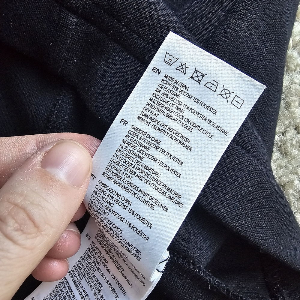 Varley Small Black DoubleSoft Maple Dress - Picture 9 of 10